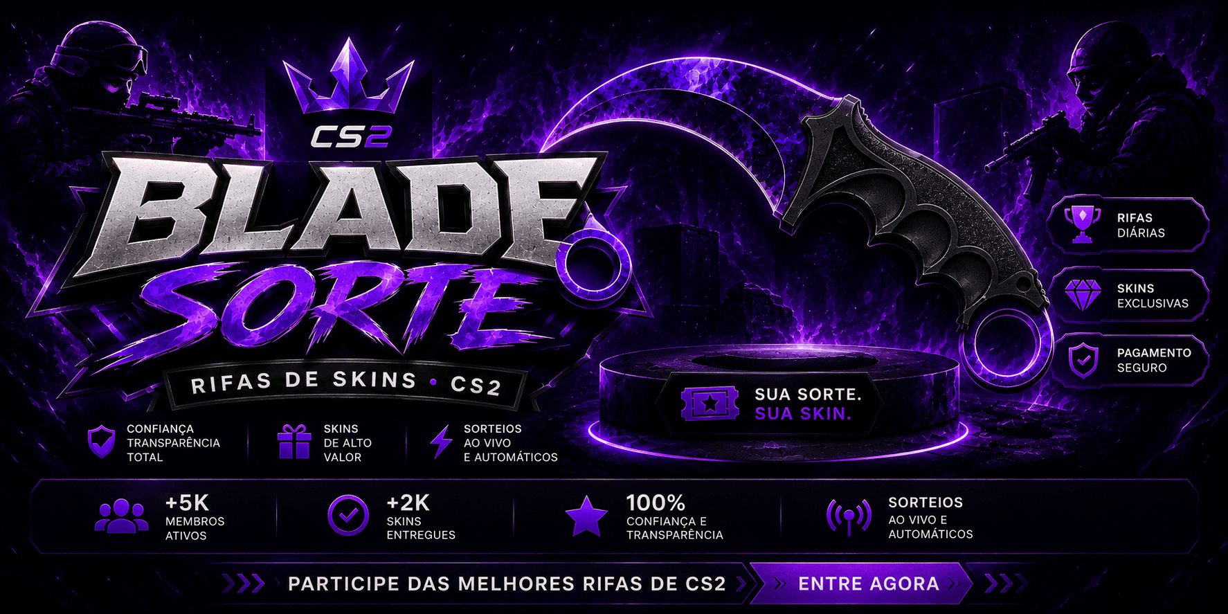 Blade Rifas Banner